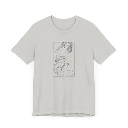 Unisex Jersey Short Sleeve Tee - Motiv: Front Giselle, im Kasten H 25 cm
