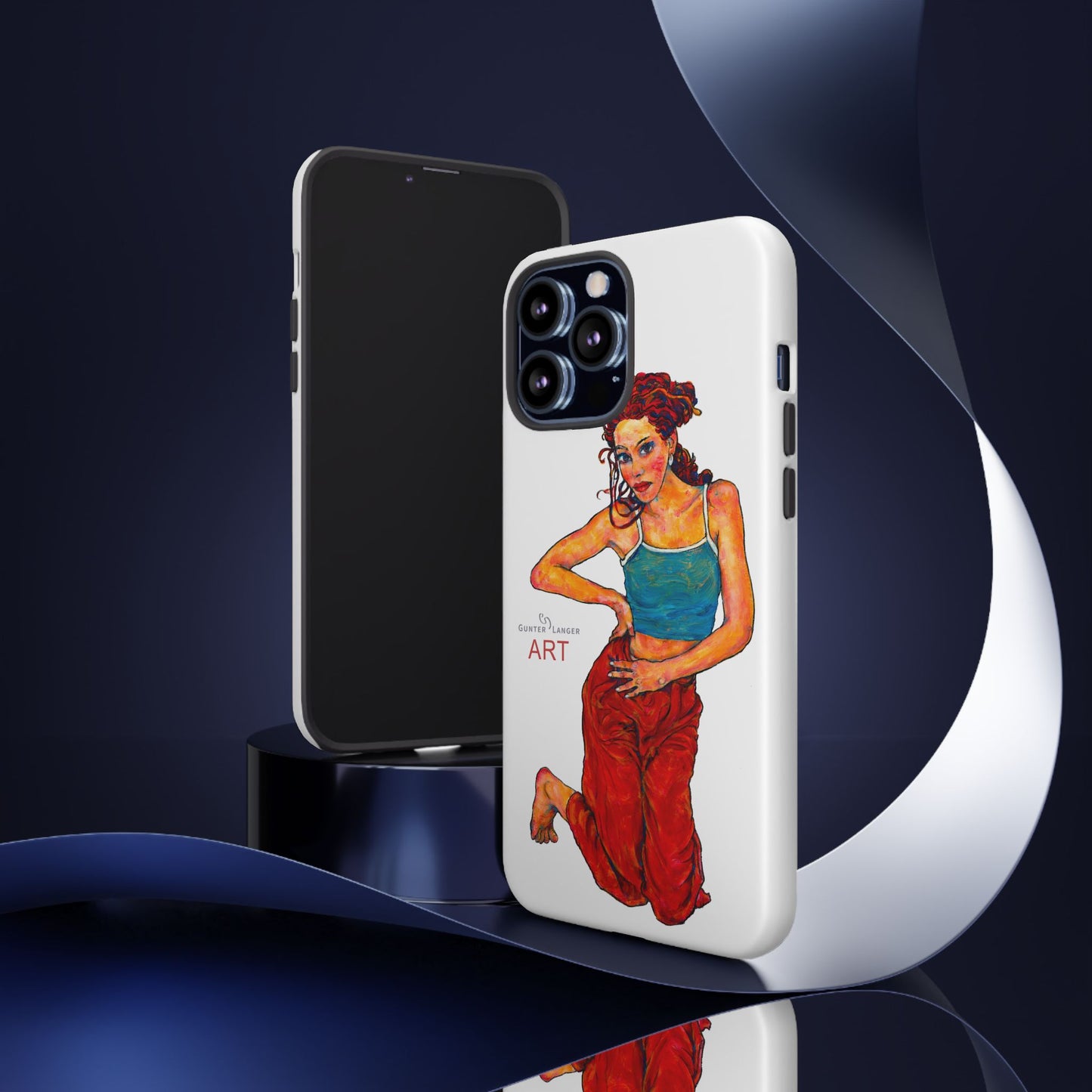 Tough Cases - iPhone - Motiv: Lea, Weiß