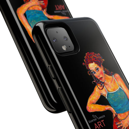 Tough Cases - Google Pixel - Samsung Galaxy - Motiv: Lea, Schwarz