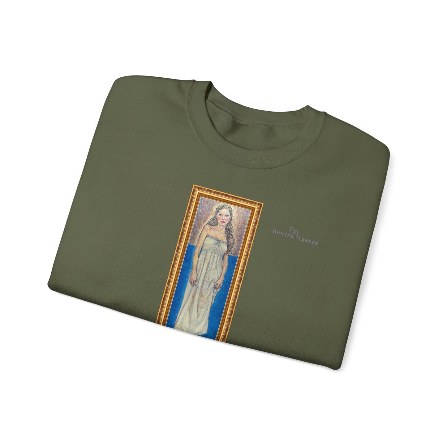 Unisex Heavy Blend™ Crewneck Sweatshirt - Motiv: Front Marie (gerahmt)