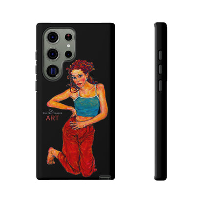 Tough Cases - Google Pixel - Samsung Galaxy - Motiv: Lea, Schwarz