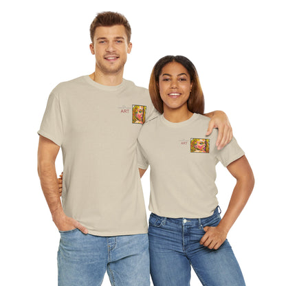 Unisex Heavy Cotton Tee - Motiv: Romina, H 7 cm