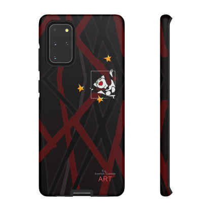 Tough Cases - Google Pixel - Samsung Galaxy - Motiv:  "Miau" klein H 8 cm, Sternenhimmel, Mikado3