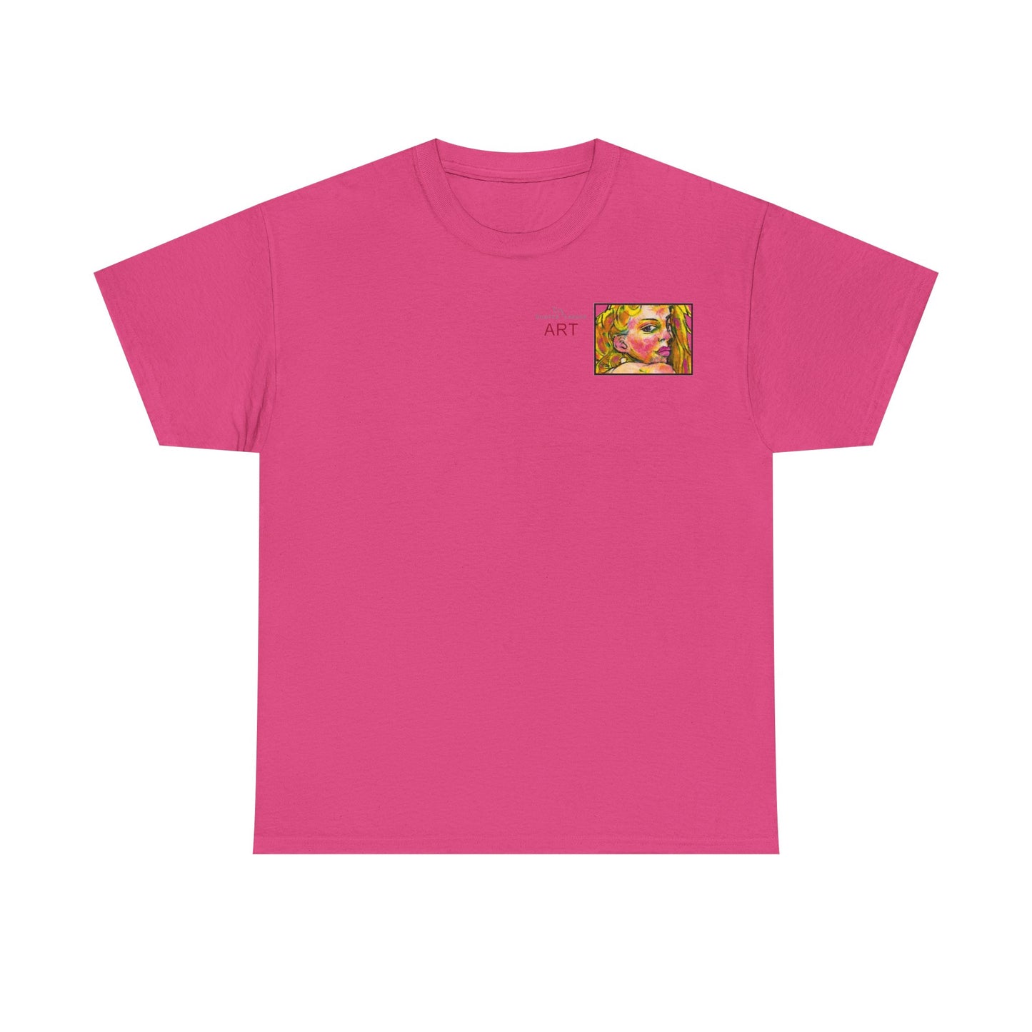 Unisex Heavy Cotton Tee - Motiv: Romina, H 7 cm
