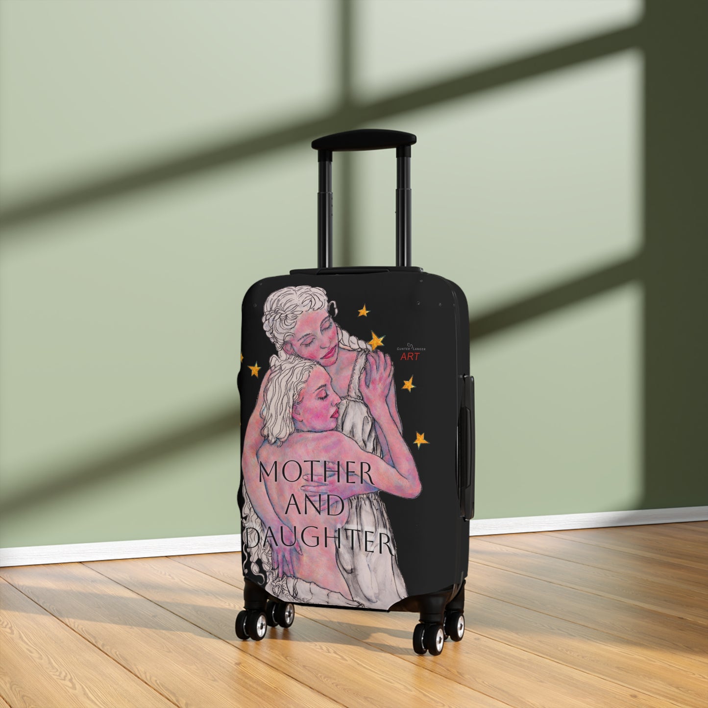 Luggage Cover - Mutter und Tochter - Motiv: Zuflucht, Sterne