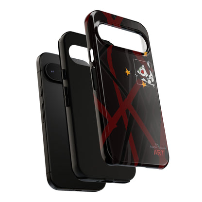 Tough Cases - Google Pixel - Samsung Galaxy - Motiv:  "Miau" klein H 8 cm, Sternenhimmel, Mikado3