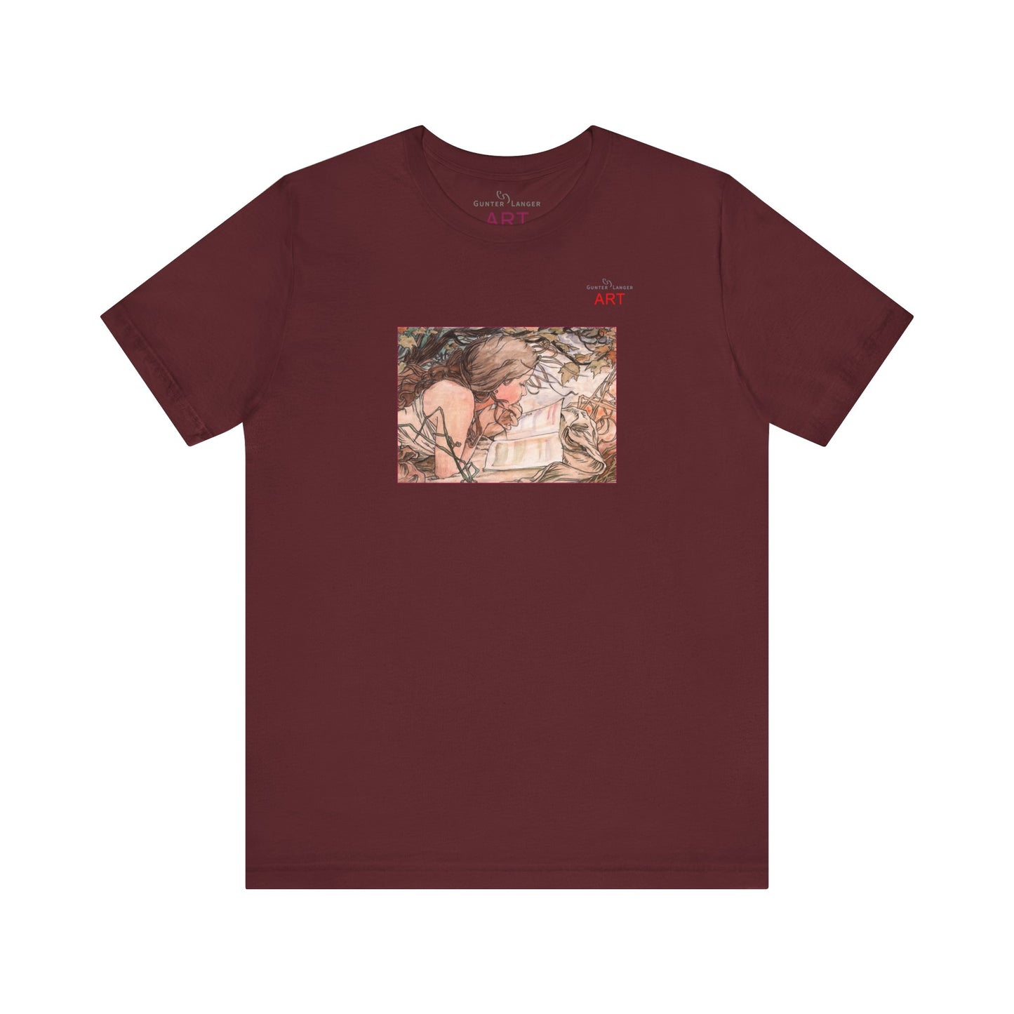 Jersey Short Sleeve Tee - Motiv: Front Antonia, H 15,73 cm