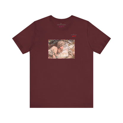 Jersey Short Sleeve Tee - Motiv: Front Antonia, H 15,73 cm