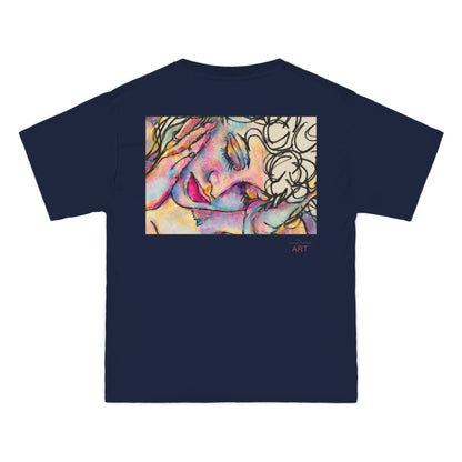 Beefy-T®  Short-Sleeve T-Shirt - Motiv: Front Mara, H 20 cm & Rückseite Mara, H 26 cm
