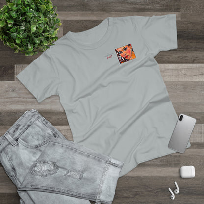 Single Jersey Women's T-shirt - Motiv: Lea, H 7 cm