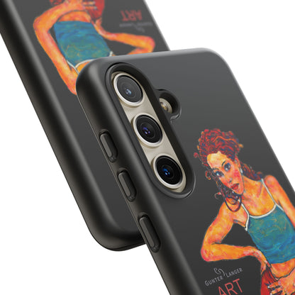 Tough Cases - Google Pixel - Samsung Galaxy - Motiv: Lea, Schwarz