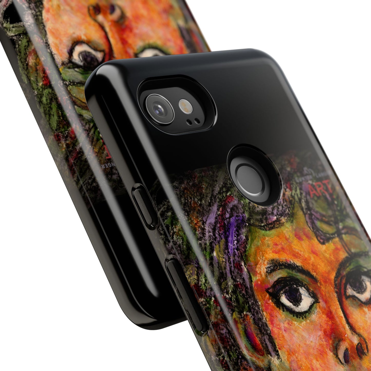 Tough Cases - Google Pixel - Samsung Galaxy - Motiv: MJ, Schwarz