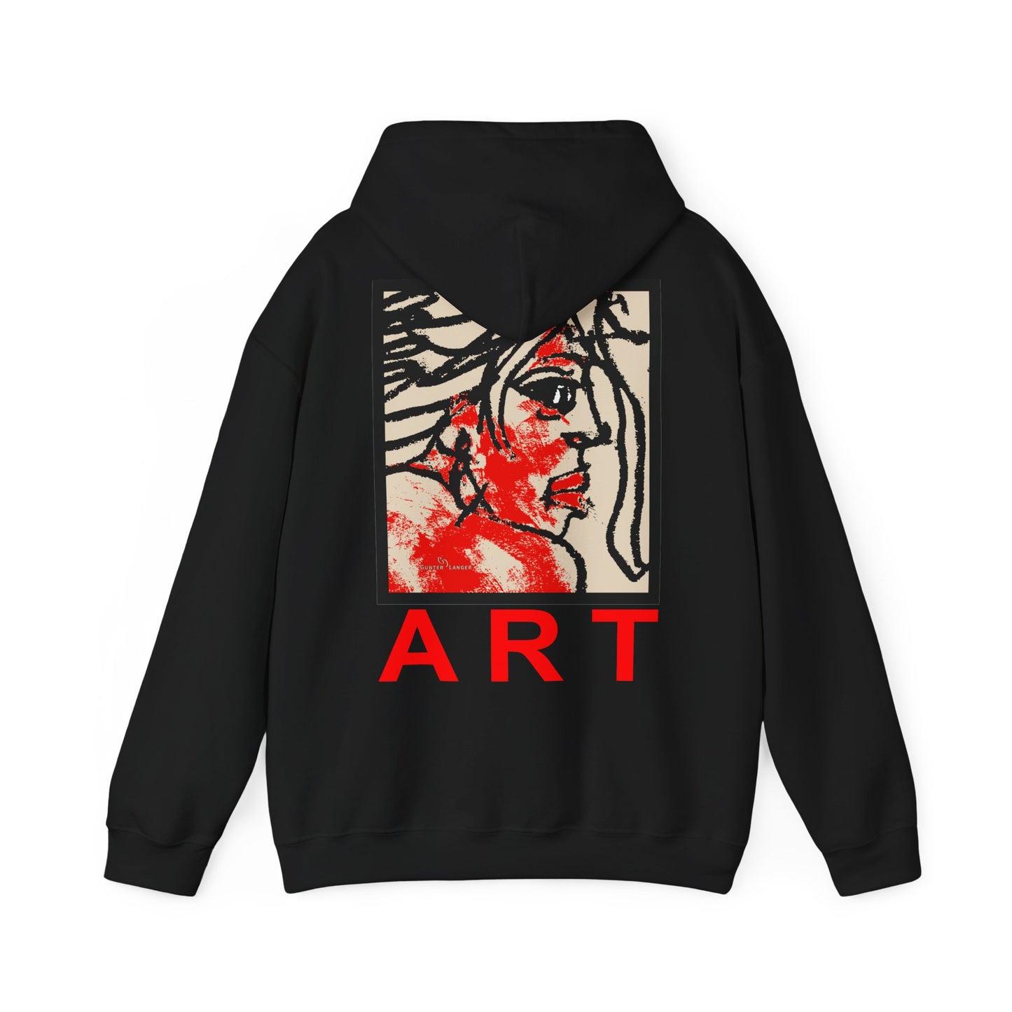 Unisex Heavy Blend™ Hooded Sweatshirt - Motiv: Rückseite "Ria", H43 cm