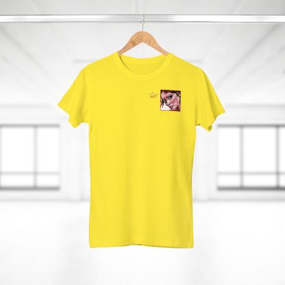 Single Jersey Women's T-shirt - Motiv: Annette, H 7,7 cm