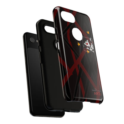 Tough Cases - Google Pixel - Samsung Galaxy - Motiv:  "Miau" klein H 8 cm, Sternenhimmel, Mikado3