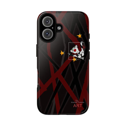 Tough Cases - Google Pixel - Samsung Galaxy - Motiv:  "Miau" klein H 8 cm, Sternenhimmel, Mikado3