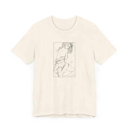 Unisex Jersey Short Sleeve Tee - Motiv: Front Giselle, im Kasten H 25 cm
