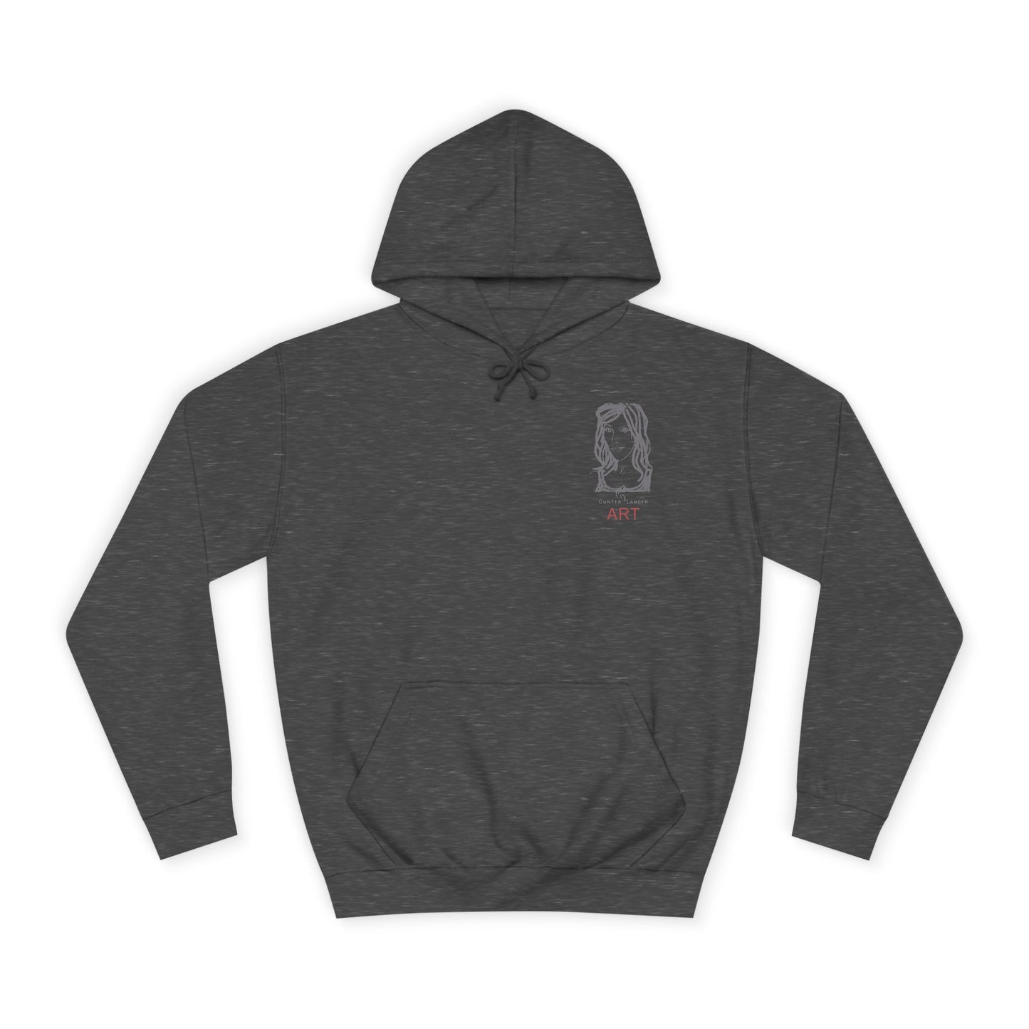 Unisex College Hoodie - Motiv: Esther grau klein & Esthe grau 2.2