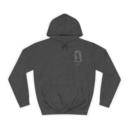 Unisex College Hoodie - Motiv: Esther grau klein & Esthe grau 2.2