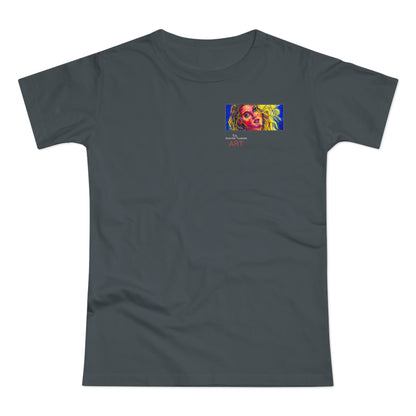 Single Jersey Women's T-shirt - dunkel - Motiv: Mascha, H 5 cm