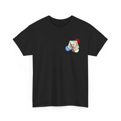 Unisex Heavy Cotton Tee - Motiv: Front Clivia, Neck Label