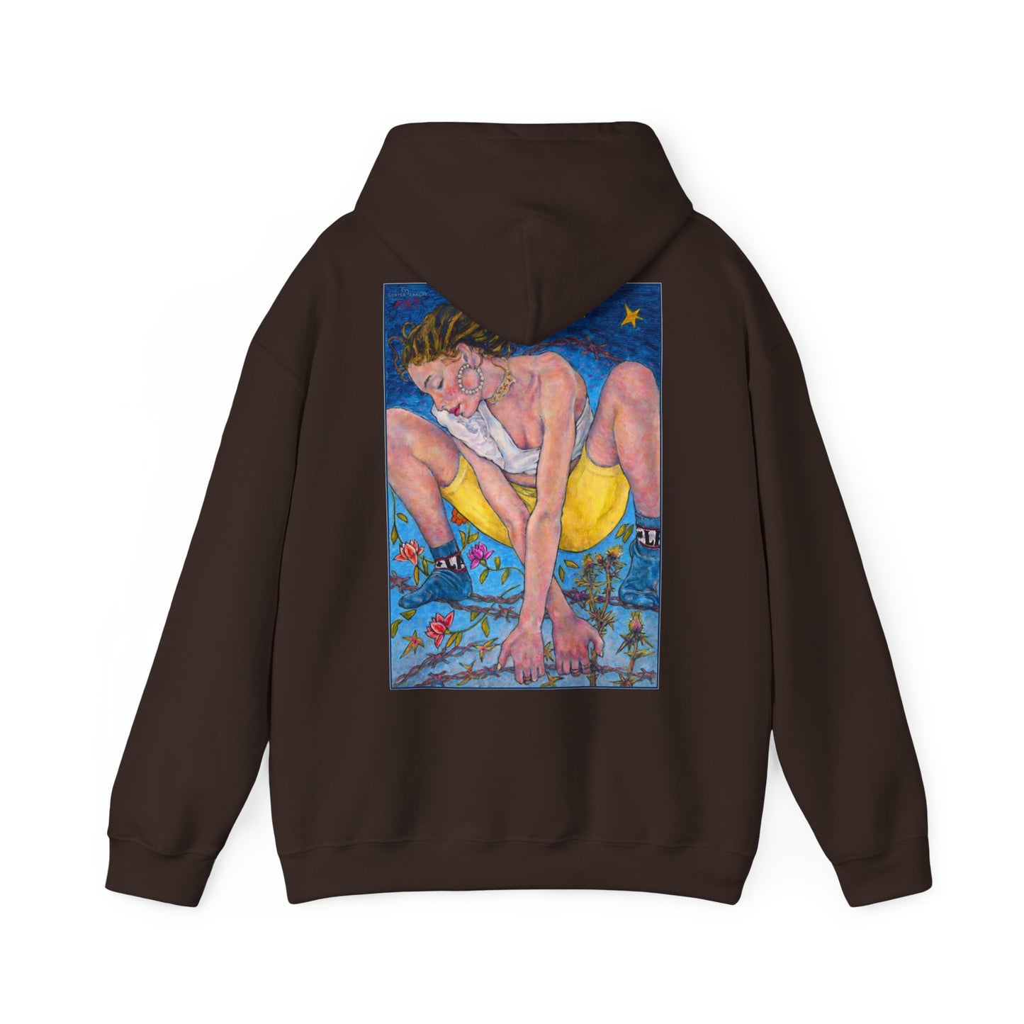 Unisex Heavy Blend™ Hooded Sweatshirt - Motiv: Rückseite "Alva", H43 cm