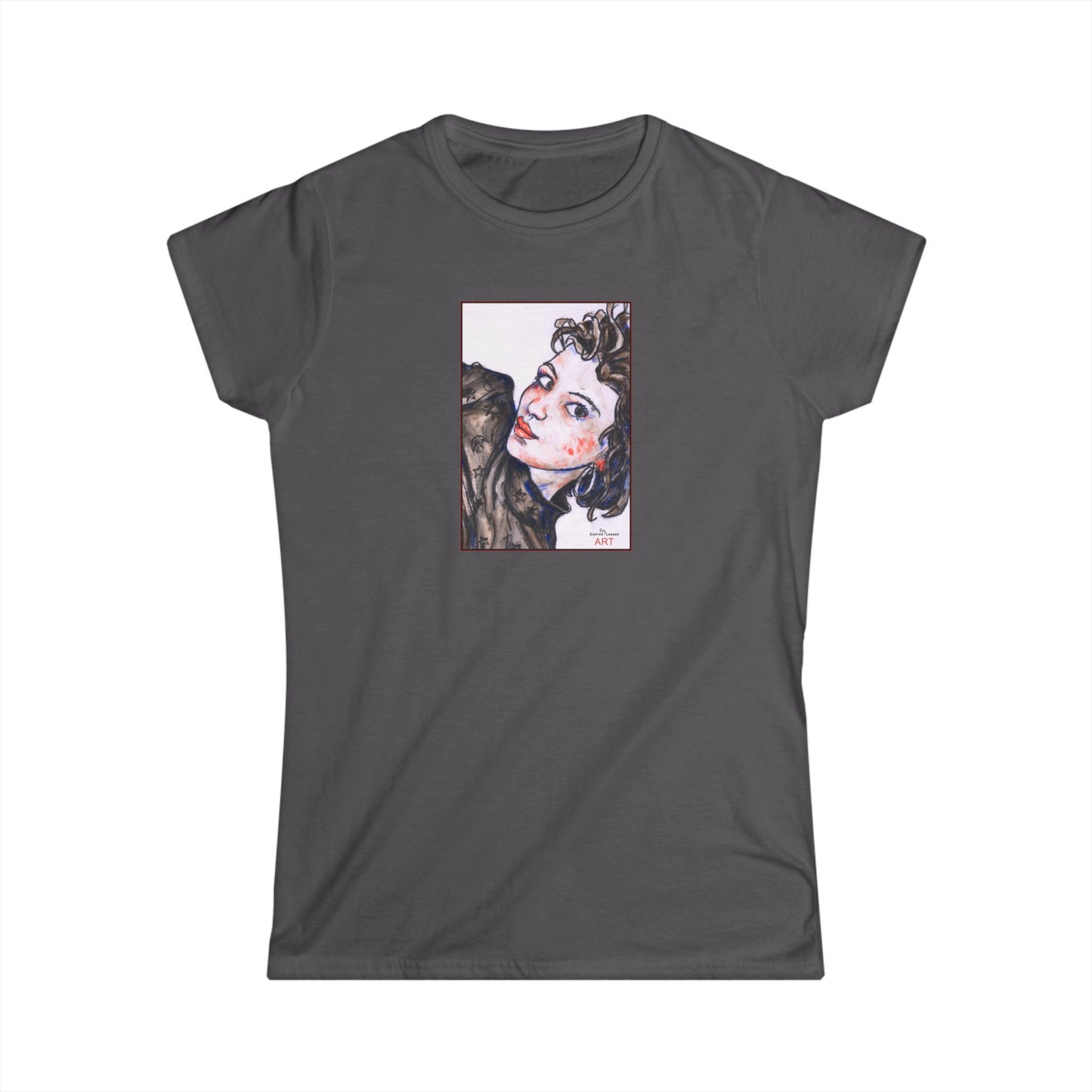 Women's Softstyle Tee - Motiv: Front Annette & Rückseite Annette