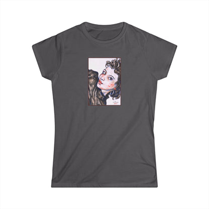 Women's Softstyle Tee - Motiv: Front Annette & Rückseite Annette