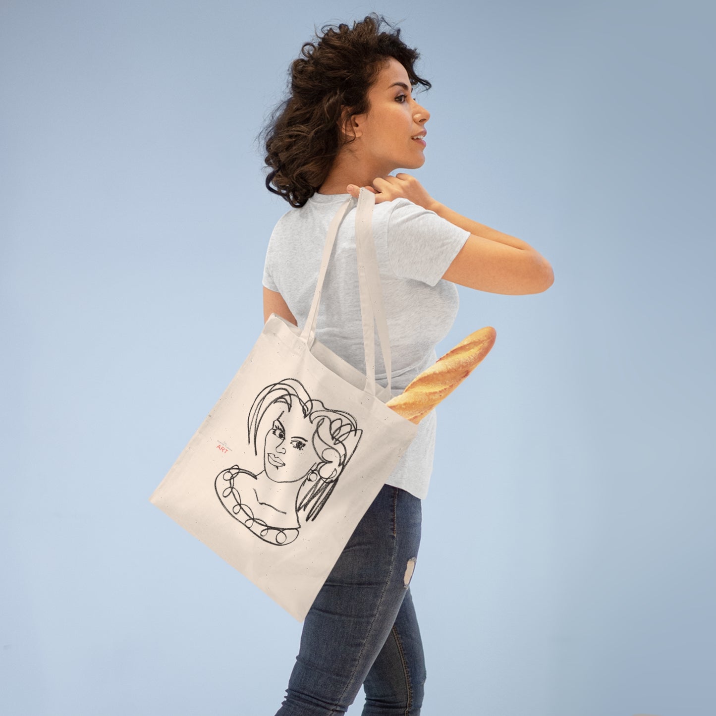 Tote Bag - Motiv: Magda, einseitig bedruckt, H 305 cm