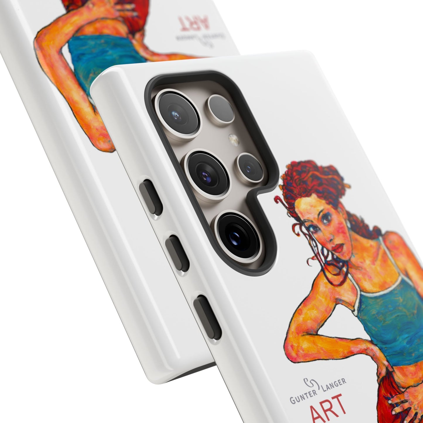 Tough Cases - Google Pixel - Samsung Galaxy - Motiv: Lea, Weiß