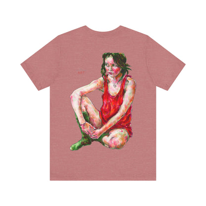 Unisex Jersey Short Sleeve Tee - Motiv: Front Alea (Ausschnitt) & Rückseite  Alea