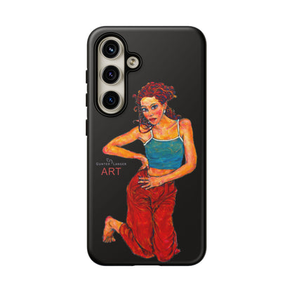 Tough Cases - Google Pixel - Samsung Galaxy - Motiv: Lea, Schwarz