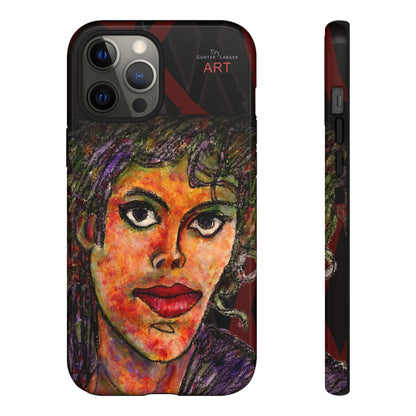 Tough Cases - iPhone - Motiv: MJ, Schwarz