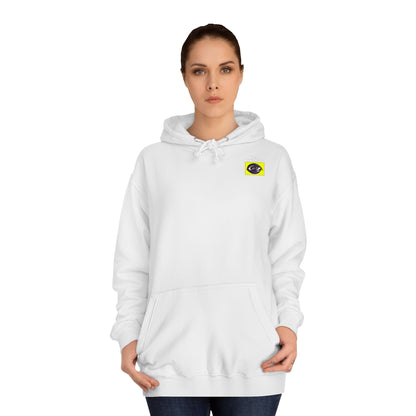 Unisex College Hoodie - Motiv: Front Auge & Rückseite Robert