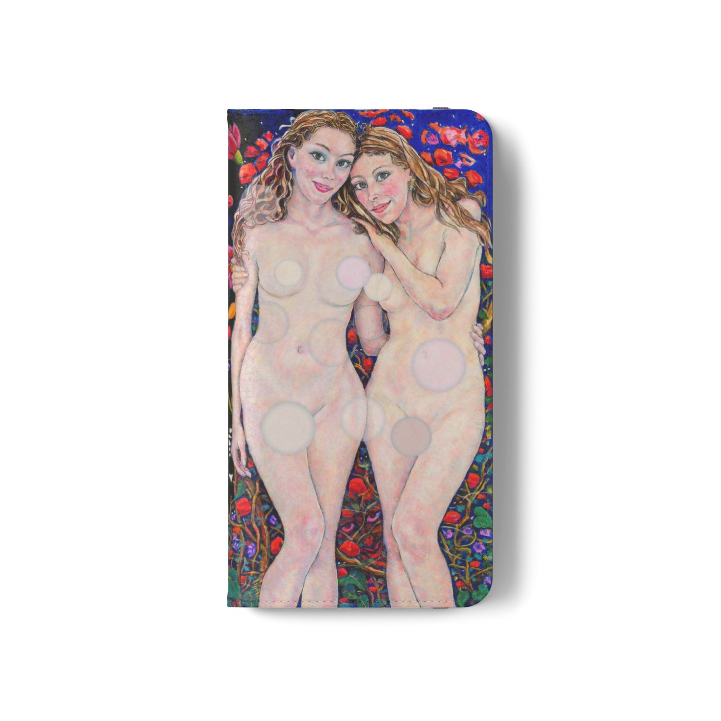 Flip Cases - Motiv: Waldnymphen, Schwarz, Seifenblasen