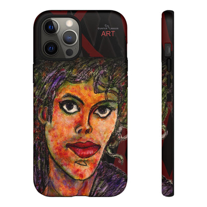 Tough Cases - iPhone - Motiv: MJ, Schwarz