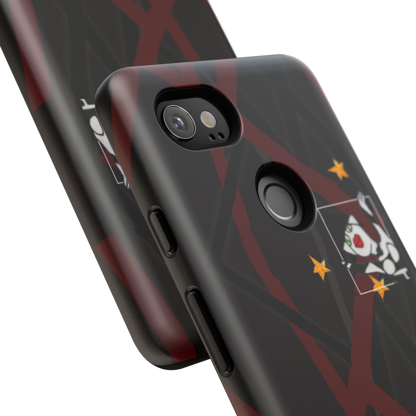 Tough Cases - Google Pixel - Samsung Galaxy - Motiv:  "Miau" klein H 8 cm, Sternenhimmel, Mikado3