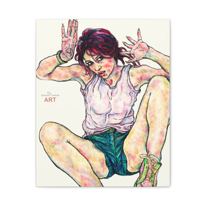 Matte Canvas, Stretched, 1.25" - Motiv: Sehnsucht stillen,  H 35,5;  51; 61 cm