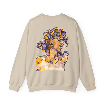 Unisex Heavy Blend™ Crewneck Sweatshirt - Motiv: Front Logo & Rückseite Pauline