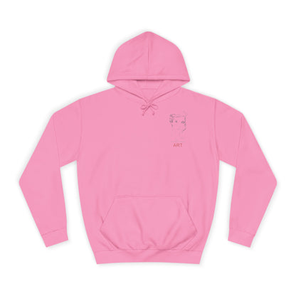 Unisex College Hoodie - Motiv: Front Helena (klein) H 12,3 cm & Rückseite Helena H 49,7 cm