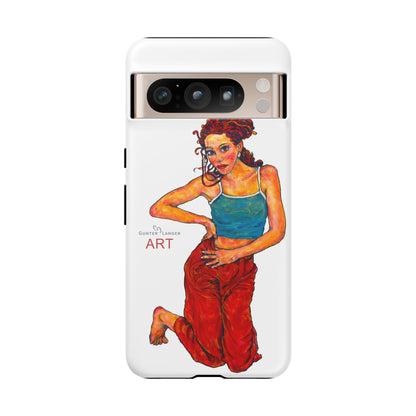 Tough Cases - Google Pixel - Samsung Galaxy - Motiv: Lea, Weiß