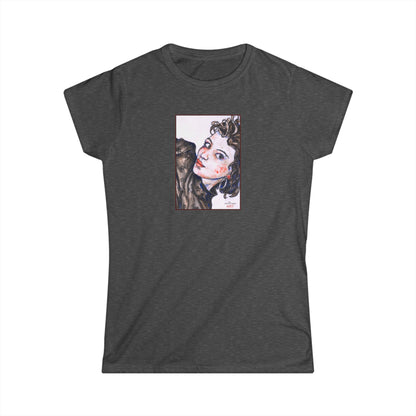 Women's Softstyle Tee - Motiv: Front Annette & Rückseite Annette