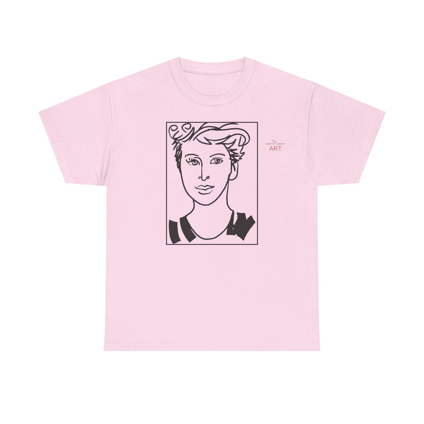 Unisex Heavy Cotton Tee  - Motiv: Front Lars, Kasten, H 33 cm