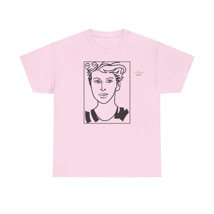 Unisex Heavy Cotton Tee  - Motiv: Front Lars, Kasten, H 33 cm