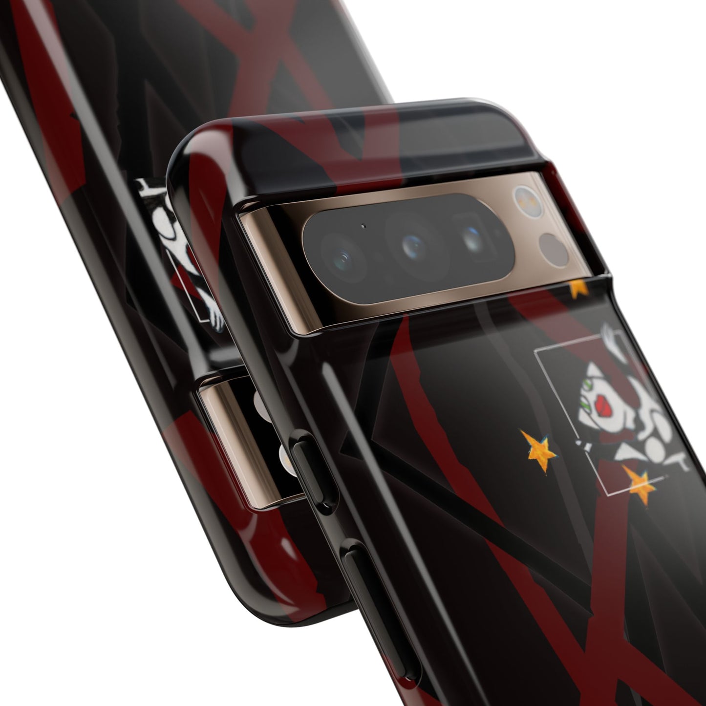 Tough Cases - Google Pixel - Samsung Galaxy - Motiv:  "Miau" klein H 8 cm, Sternenhimmel, Mikado3