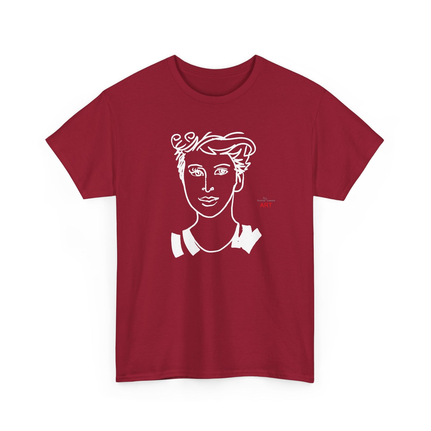 Unisex Heavy Cotton Tee - Motiv: Lars Front