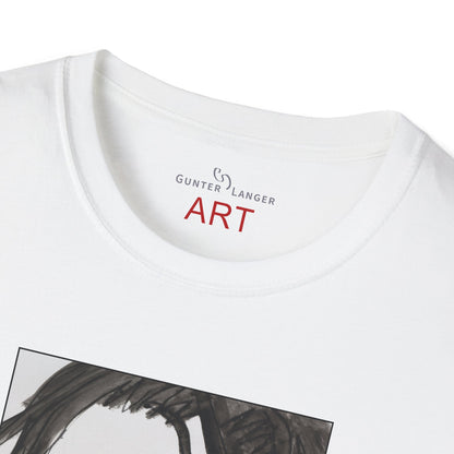 Unisex Softstyle T-Shirt - Motiv: Front & Rückseite Edda, 28,5 cm, Neck Label