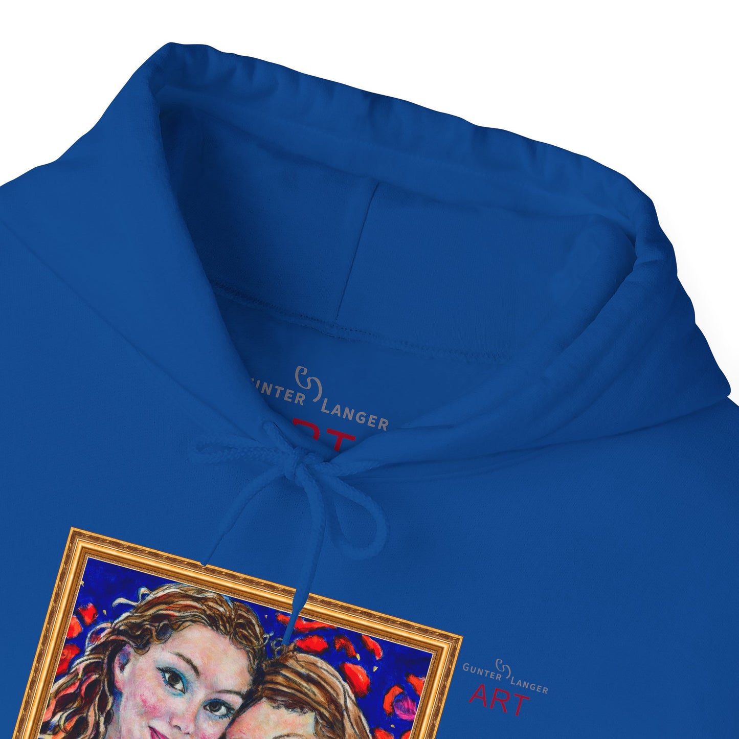 Unisex Heavy Blend™ Hooded Sweatshirt - Motiv: Front "Freundinnen" H 17,5 cm