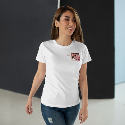 Single Jersey Women's T-shirt - Motiv: Annette, H 7,7 cm