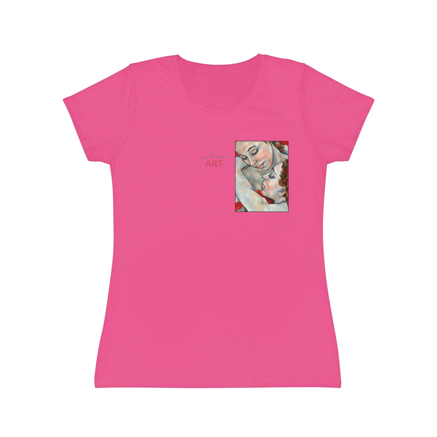 Women's Iconic T-Shirt - Motiv: Nähe (klein) & Nähe (groß)